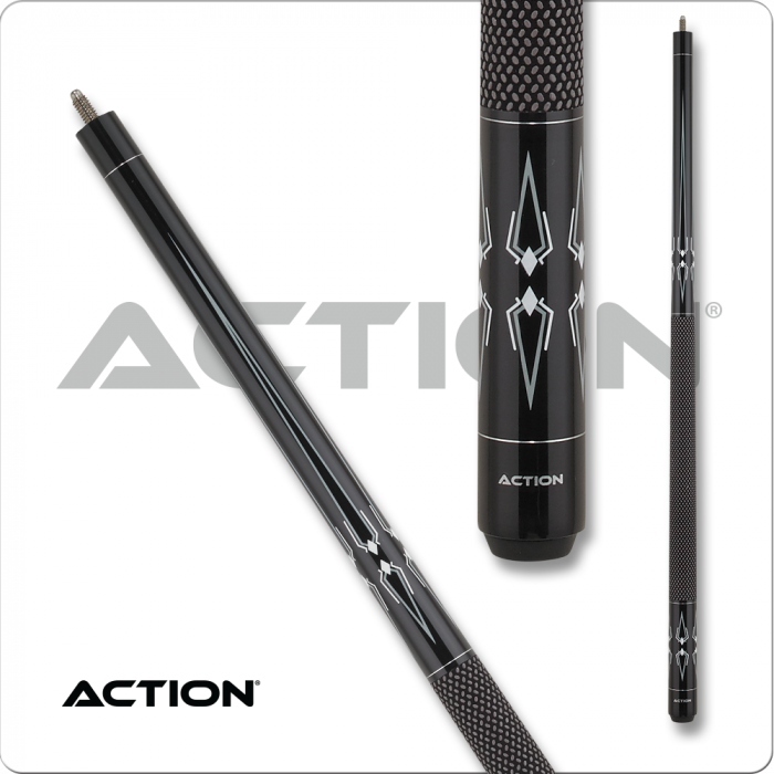 Action BW24 Black & White Pool Cue