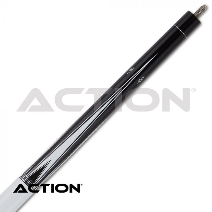 Action BW26 Black & White Pool Cue